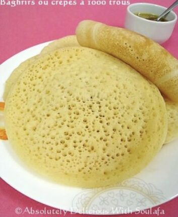 Baghrirs ou crêpes à 1000 trous