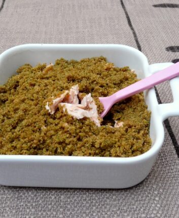 Crumble de saumon à l'aneth