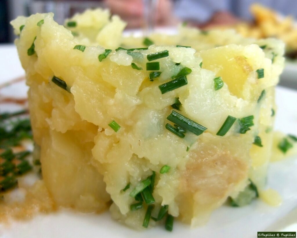 Ecrasée de pommes de terre à la ciboulette