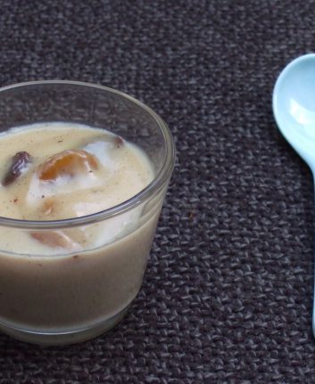 Petites crèmes vanille rhum raisin