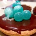 Tartelettes au chocolat et perles d’alginate au Get 27 ou l’After Eight revisité