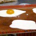 Cuisine moléculaire - oeuf au plat version sucrée