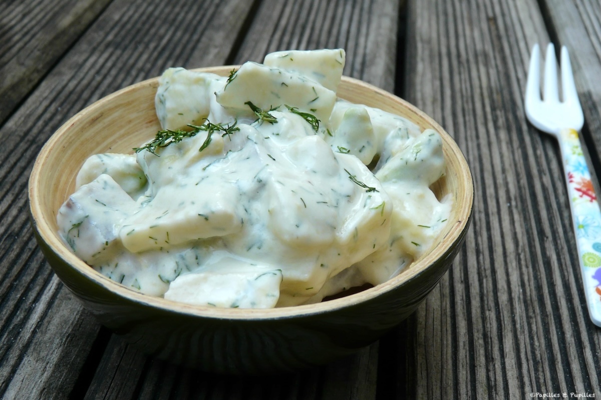 Salade nordique aux harengs fumés