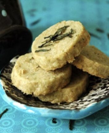 Shortbreads au thé, sans oeufs