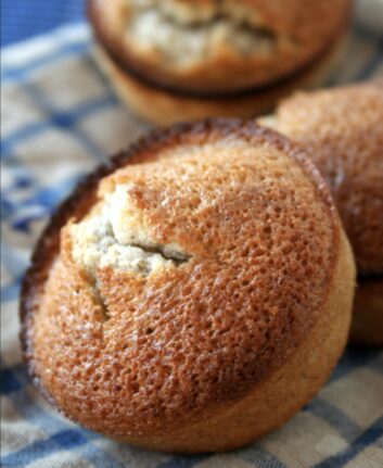 Financier au sarrasin et abricots sans gluten