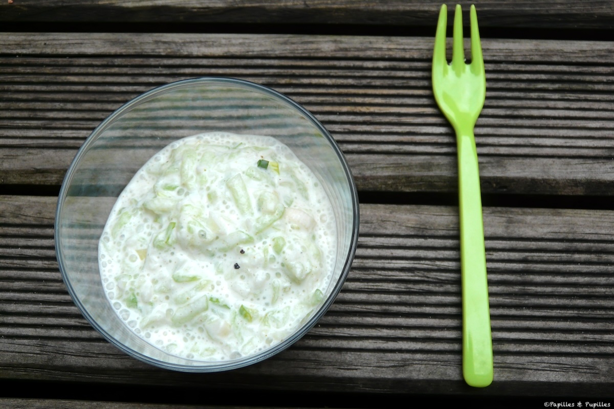 Raita de concombres
