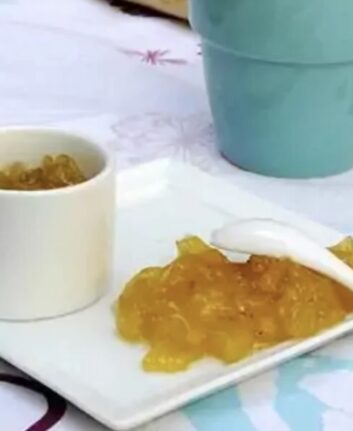 Confiture ananas rhum gingembre