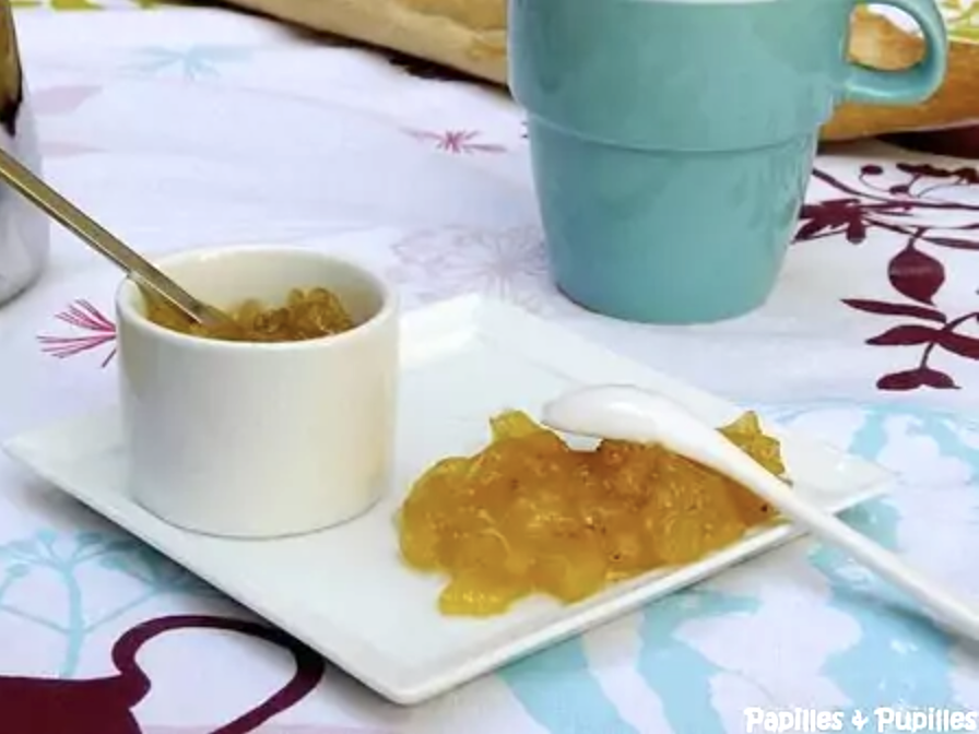 Confiture ananas rhum gingembre