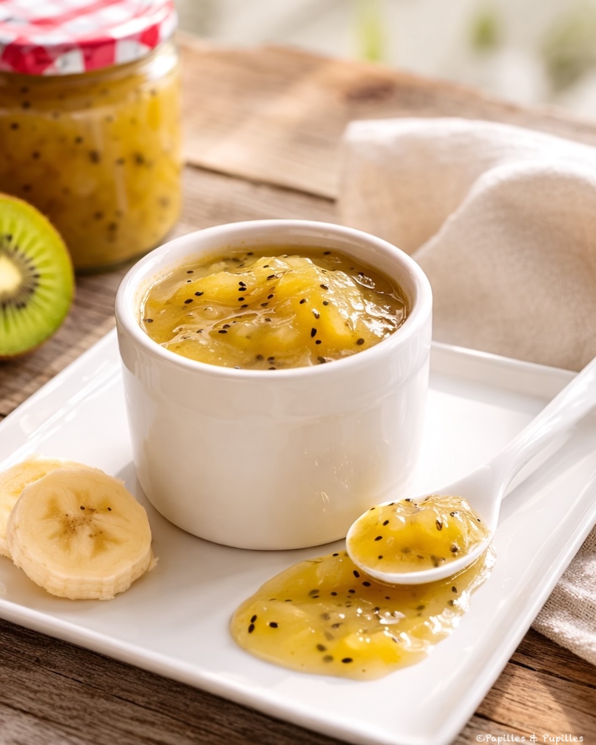 Confiture kiwis bananes