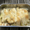 Gratin de poireaux crémeux