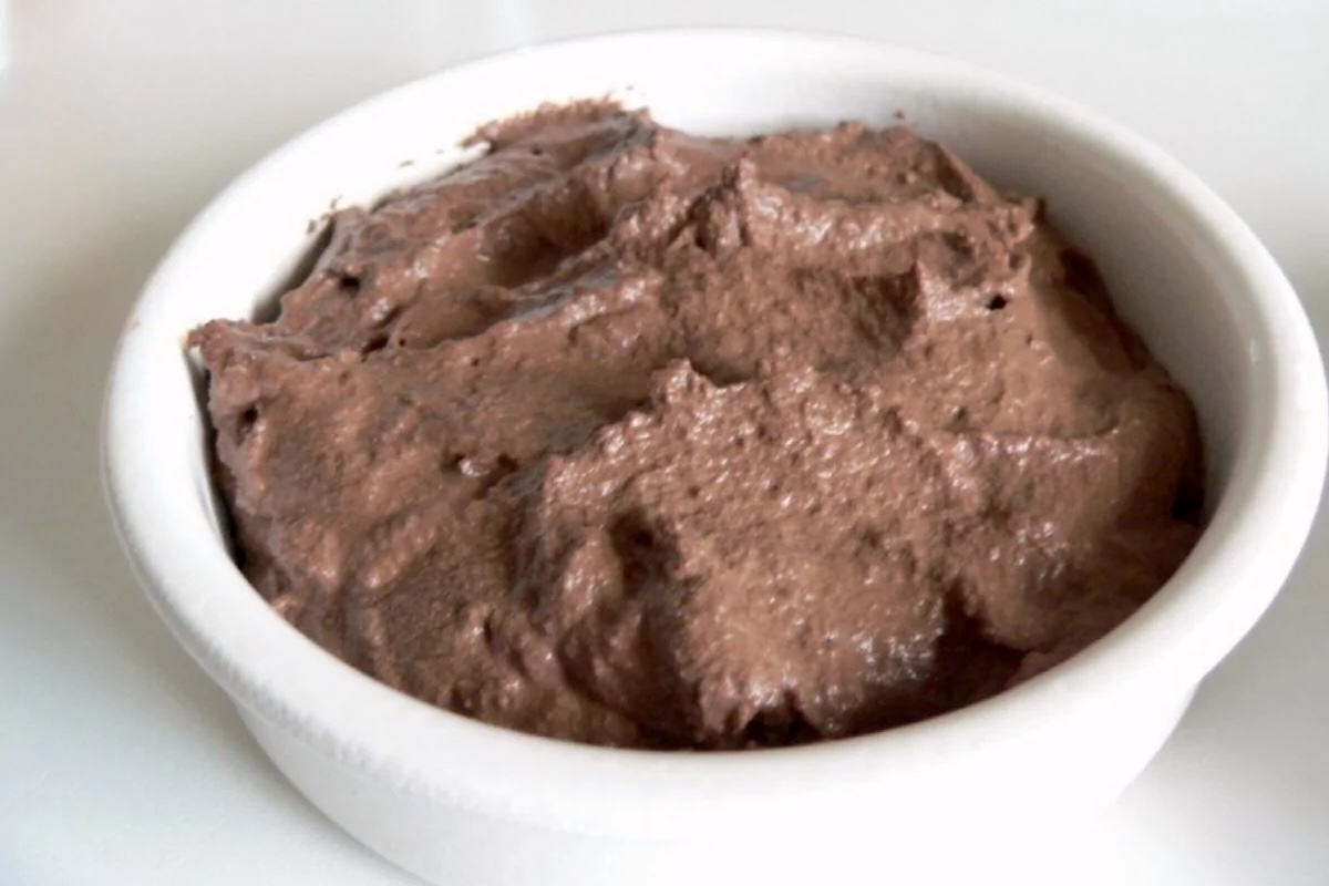 Mousse au chocolat et au tofu