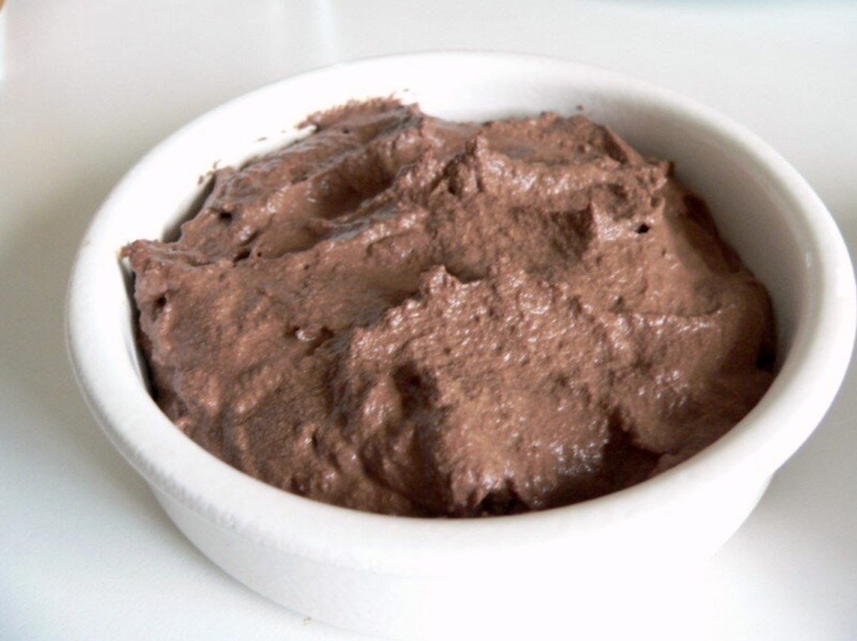 Mousse au chocolat et au tofu