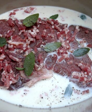 Quasi de veau au lait et à la sauge