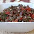 Salade de lentilles au ras el hanout
