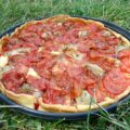Tarte tomates artichauts