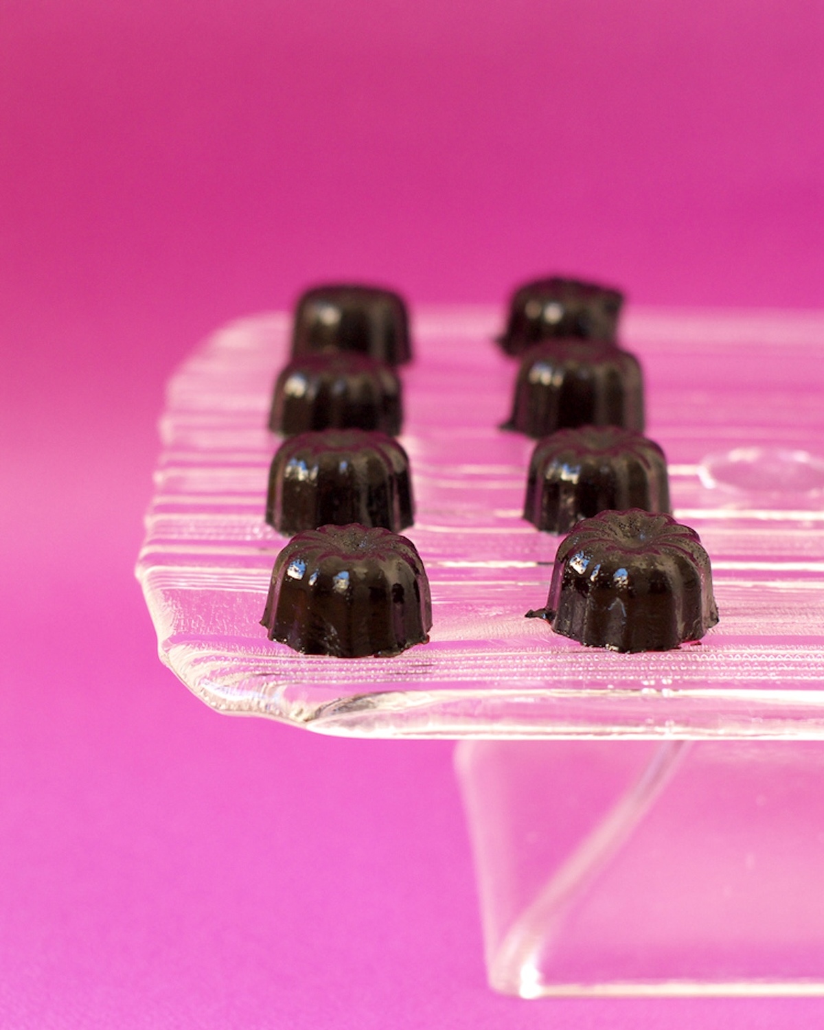 Bonbons myrtilles violette