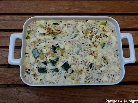 Gratin avant cuisson
