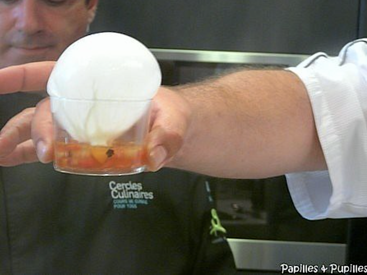 Verrine tomate mozza