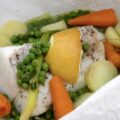 Papillote de poissons aux petits légumes