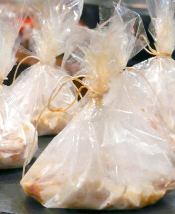 Papillotes de daurades au lait de coco