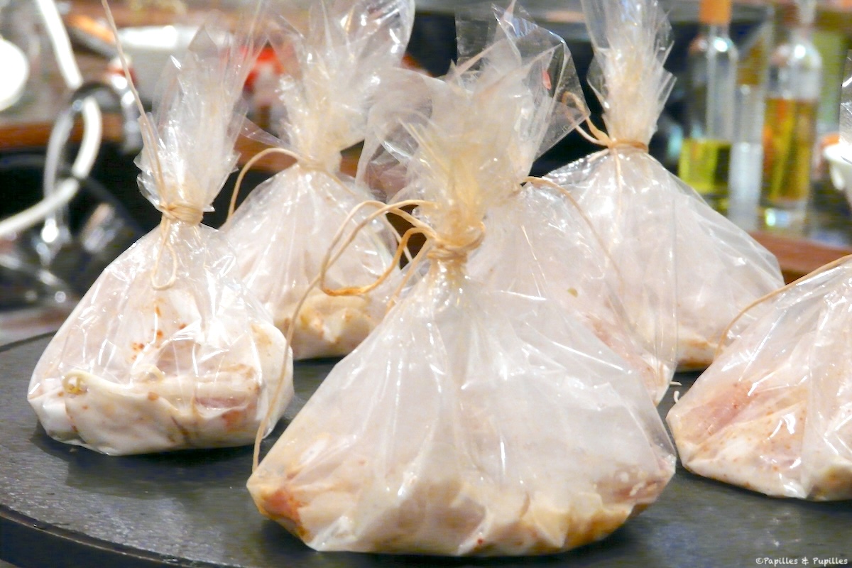 Papillotes de daurades au lait de coco