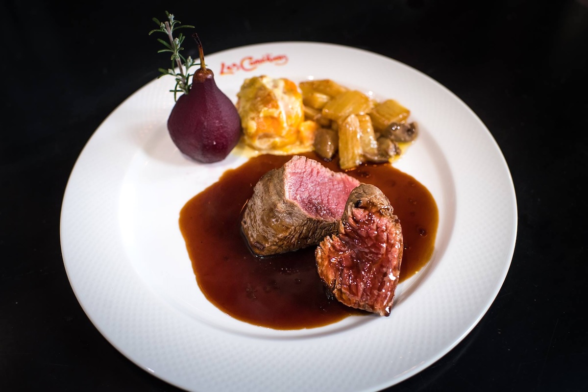 Boeuf en sauce vigneronne