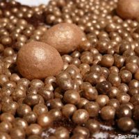 Perles dorées