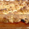 Crumble pommes coing miel