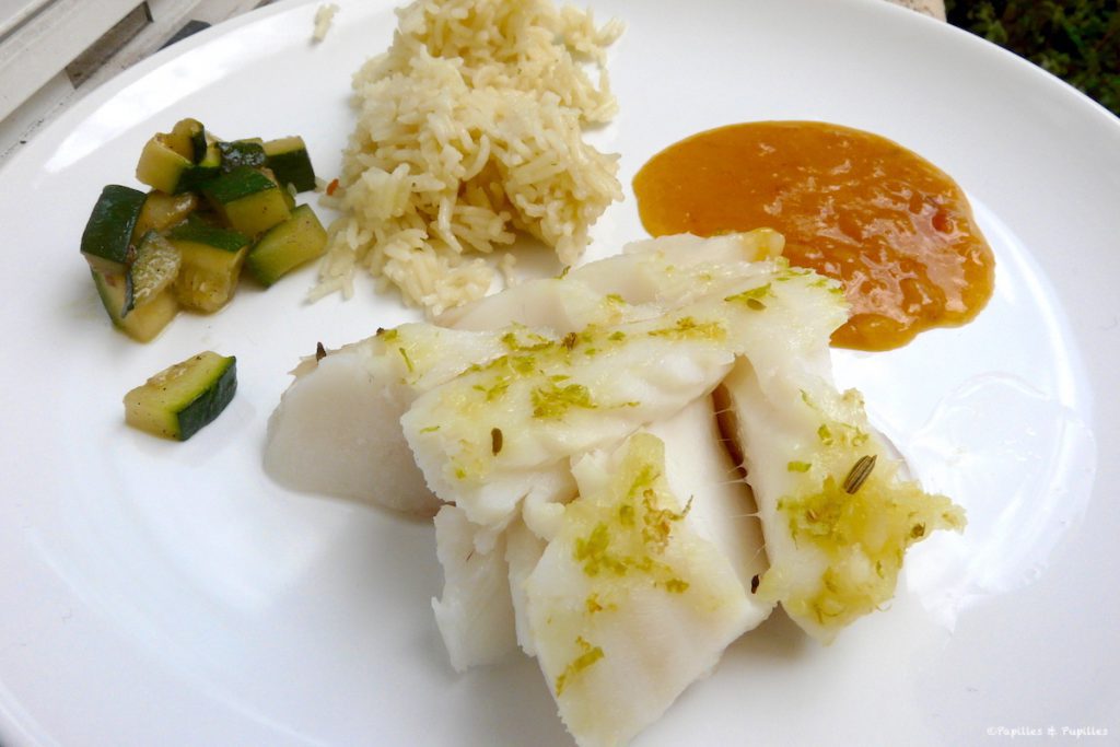 Filet de cabillaud aux agrumes