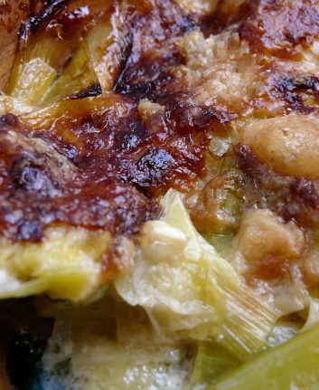 Gratin de poireaux façon Jamie Oliver