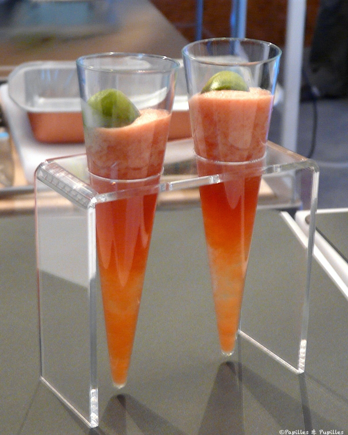 Jus de tomates à la menthe 