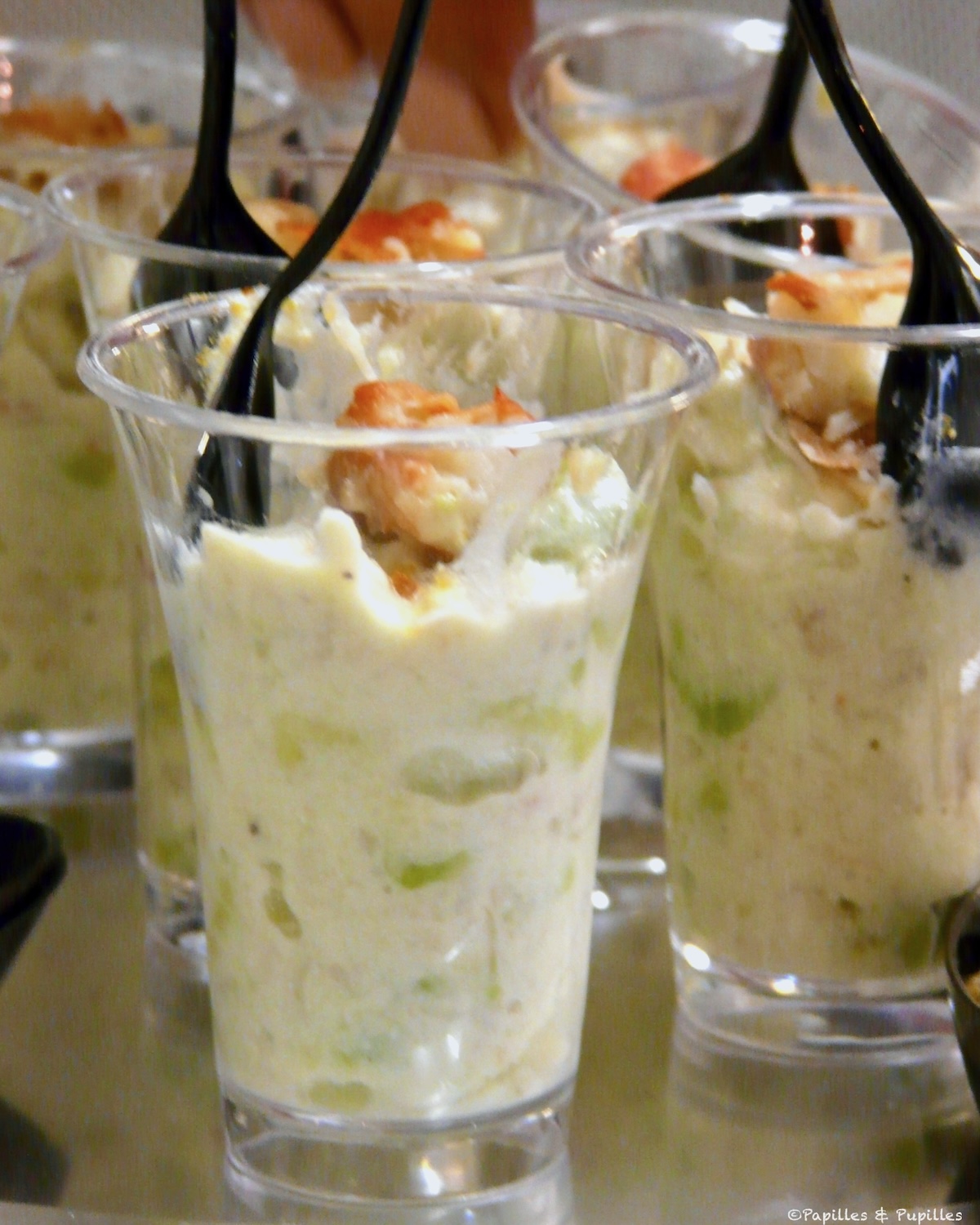 Verrine avocat crabe