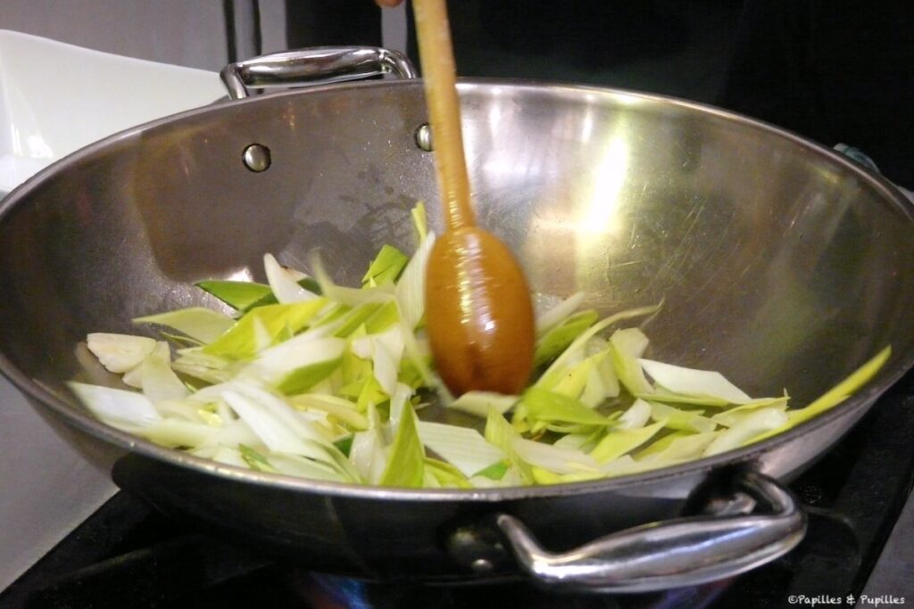 Faites sauter les poireaux