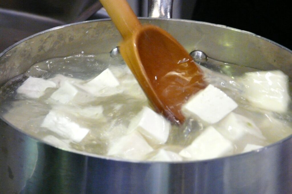 Cuisson tofu