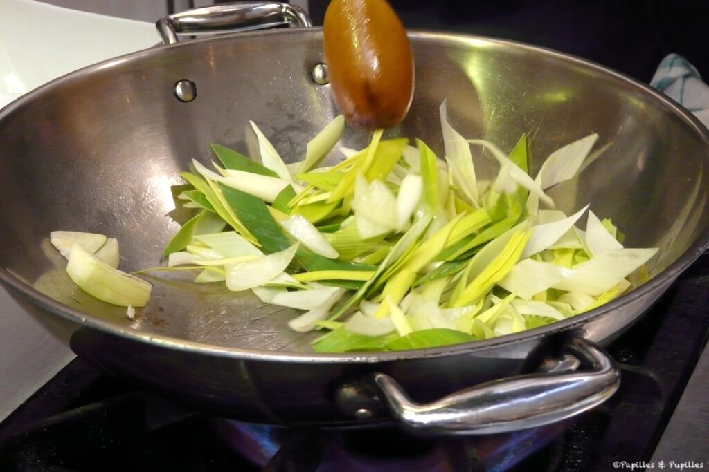Faites sauter les poireaux
