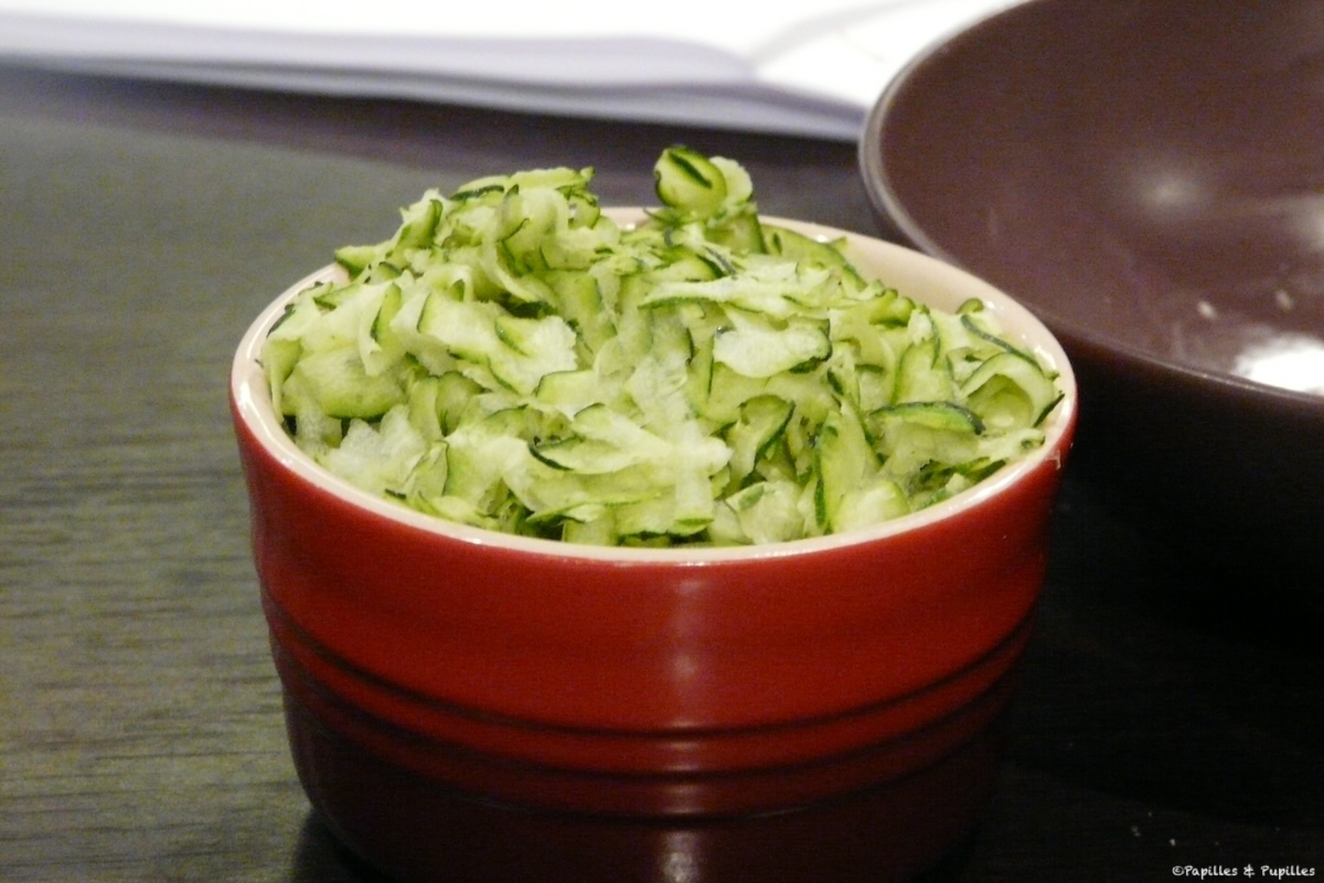 Courgette râpée