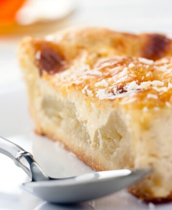 Gâteau moelleux aux pommes, sans oeufs