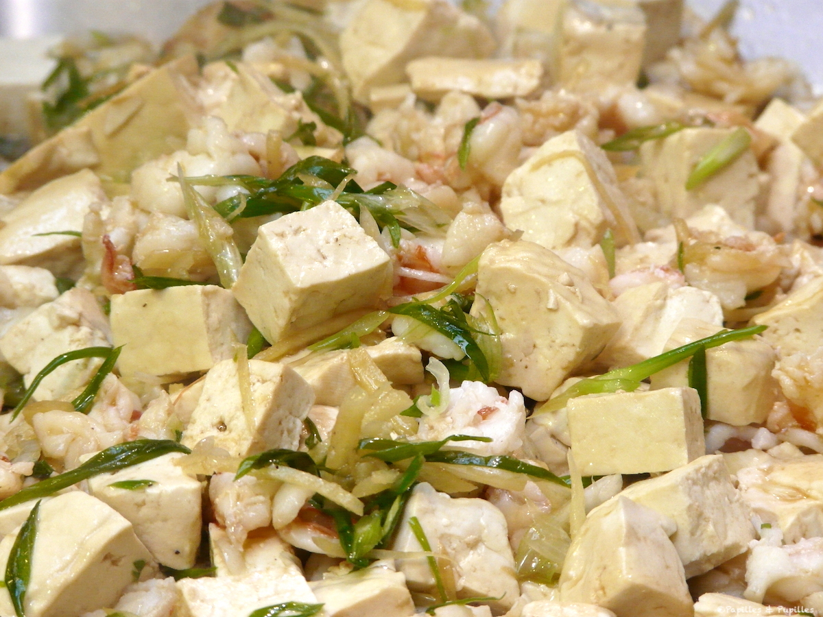 Tofu aux crevettes