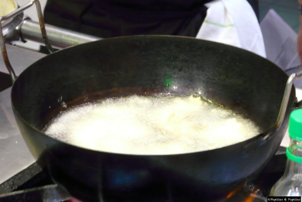 Faites frire les morceaux de lotte