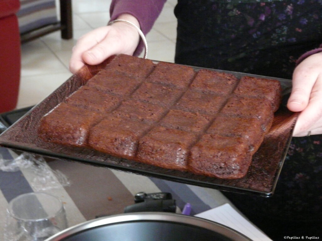 Brownie à la sortie du four