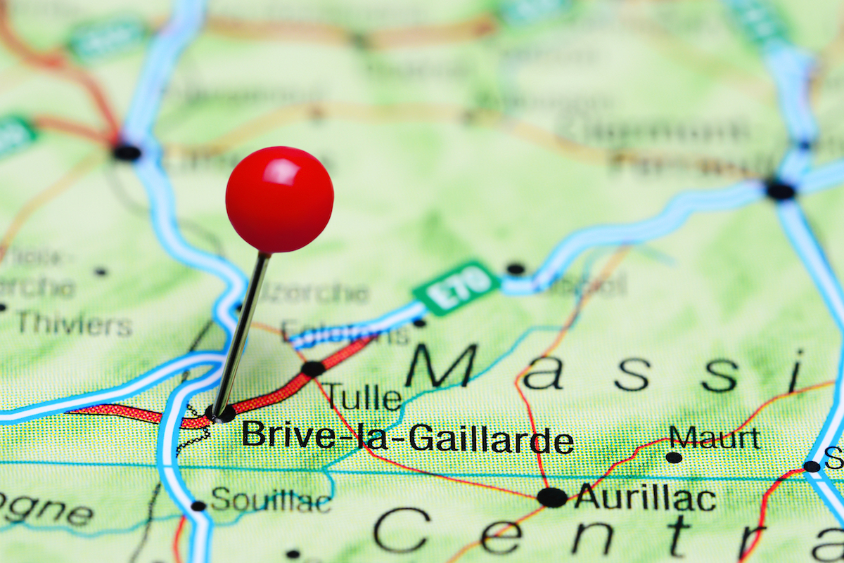 Vue de Brive-la-Gaillarde en Corrèze