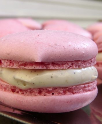 Macarons à la vanille de Tahiti