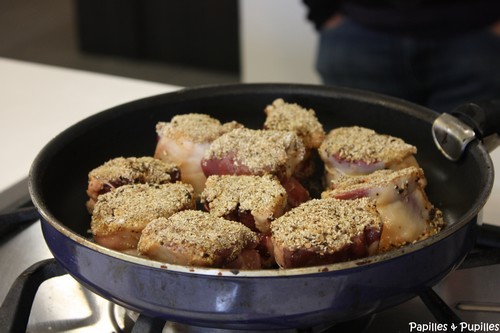 Poêlez les tournedos