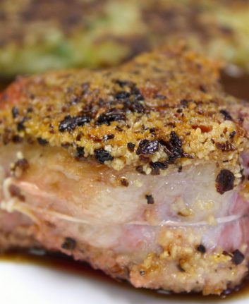 Tournedos de magret en croûte de cèpes