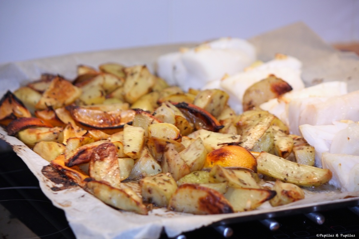 Fish and chips au four