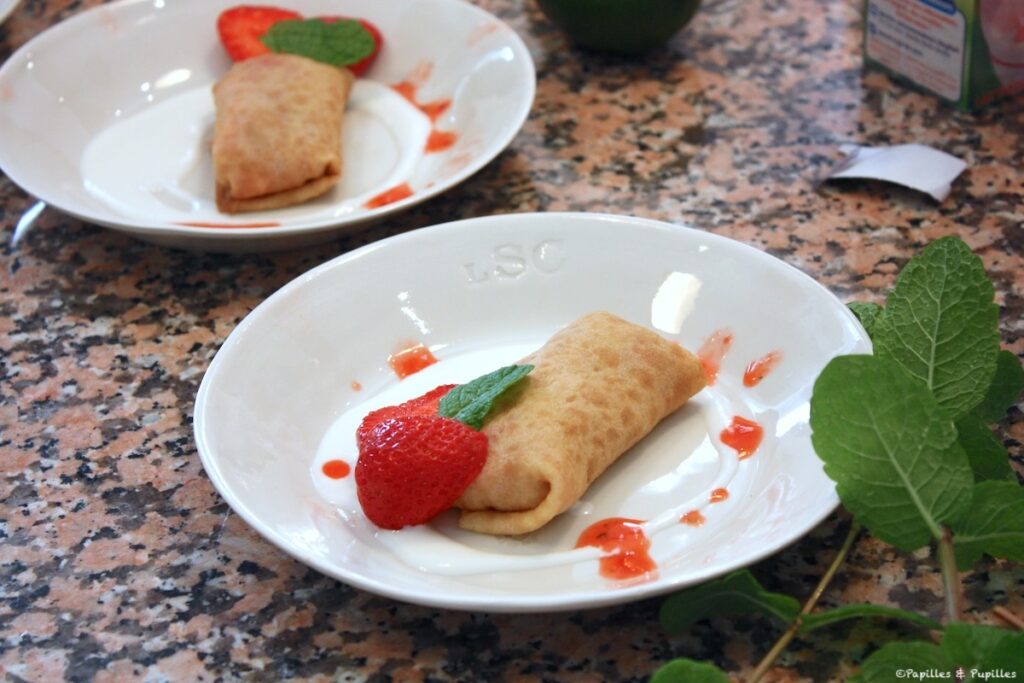 Crêpes au lait en poudre
