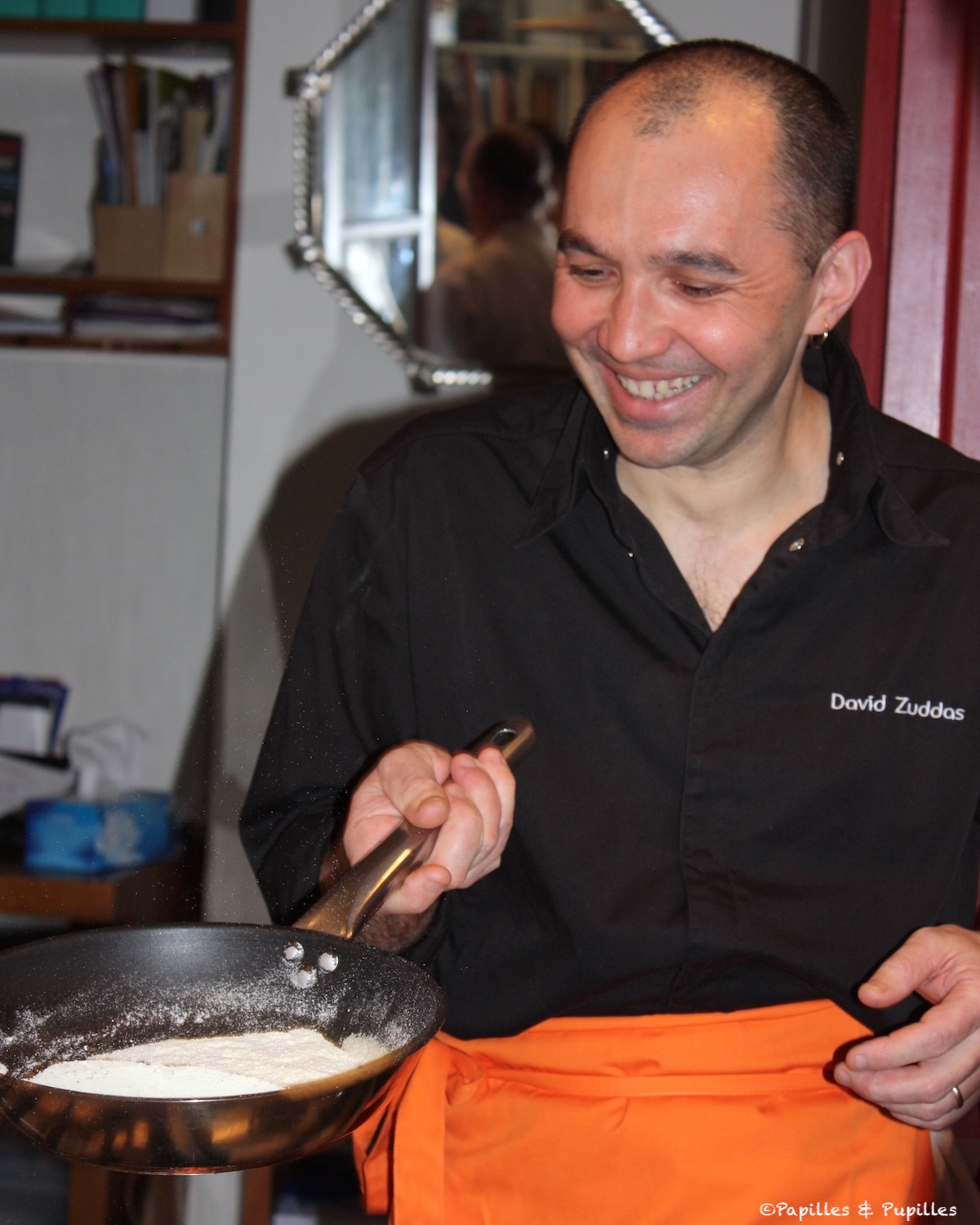 David Zuddas torréfie le lait en poudre