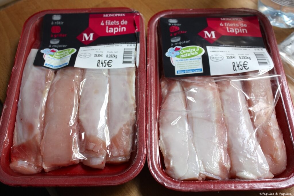 Filets de lapin