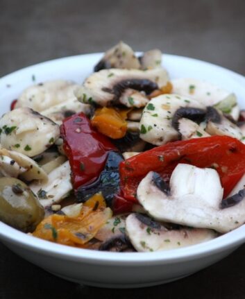 Salade de champignons de Paris