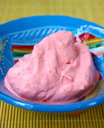 Glace express à la framboise